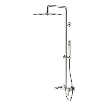 Душевая стойка Boheme Qubic 478-NB никель брашированный