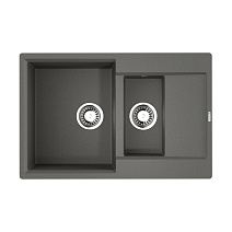 Кухонная мойка Omoikiri Daisen 78-2T-PL 78x51x23 платина