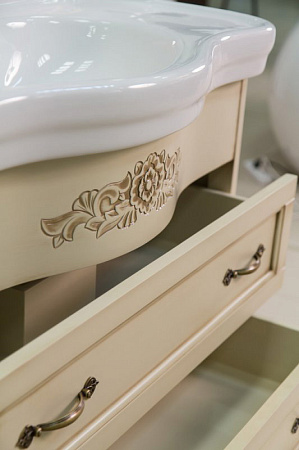 Тумба с раковиной BelBagno Primavera 95 bianco antico