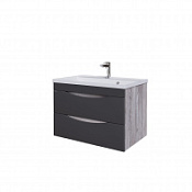 Тумба под раковину Grossman Талис 108013 80 подвесная, бетон пайн/графит