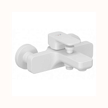 Смеситель для ванны и душа Kludi Renon 426915375 белый матовый Смеситель для ванны и душа Kludi Renon 426915375 белый матовый