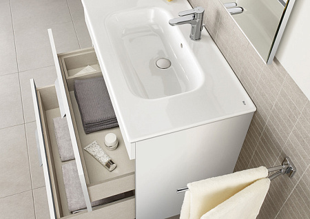 Тумба с раковиной Roca Debba ZRU9302708 60 см, белый