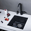 Кухонная мойка Omoikiri Bosen 38-U-BL 38х44 черный - фото 3