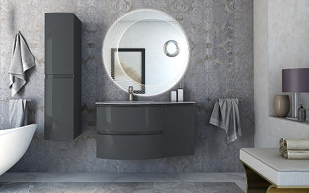 Шкаф-пенал Cezares Vague 44323 34 R antacite