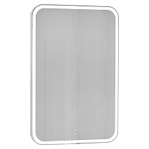 Шкаф-зеркало Jorno Modul Mol.03.50/P/W/JR 50 с подсветкой, белый