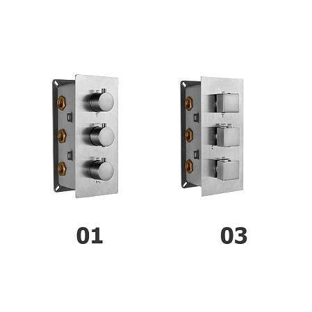Термосмеситель встраиваемый RGW Shower Panels 21140541-31 хром