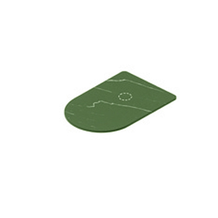 Столешница ArtCeram Flair TFA009 93 verde issogne 