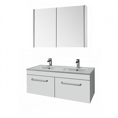 Мебель для ванной Dreja Aston 120 белый глянец