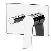 Смеситель Remer Slash SL09HRG для ванны с душем, на 2 выхода, хром