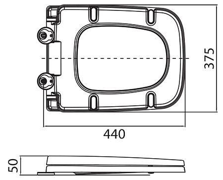 Крышка-сиденье для унитаза BelBagno Genova BB1102SC