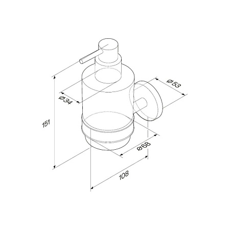Дозатор Am.Pm X-Joy A85A36922 черный