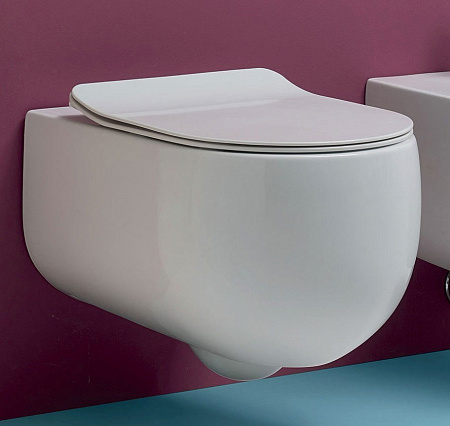 Унитаз подвесной Kerasan Flo 311101 безободковый, белый