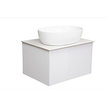 Тумба под раковину La Fenice Terra FNC-01-TER-B-80 Bianco белый матовый