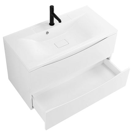 Тумба с раковиной BelBagno Marino MARINO-1000-2C-SO-BL-P 100 bianco lucido