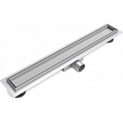 Душевой лоток Esbano Meta M-TILE-60MC с решёткой под плитку, хром матовый