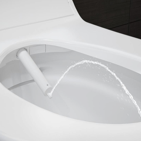 Унитаз подвесной Geberit AquaClean 146.294.SI.1 белое стекло
