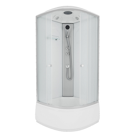 Душевая кабина Niagara Eco 7307 80x80x215 стекло матовое/профиль серебро