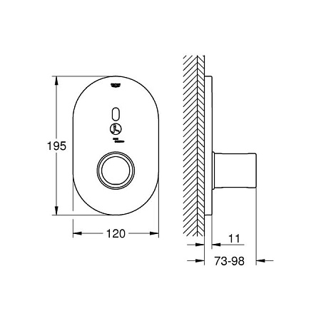 Смеситель Grohe Eurosmart Cosmopolitan E 36456000 для раковины