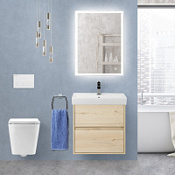 Мебель для ванной BelBagno Neon NEON-600-2C-SO-PB piino bianco Мебель для ванной BelBagno Neon NEON-600-2C-SO-PB piino bianco