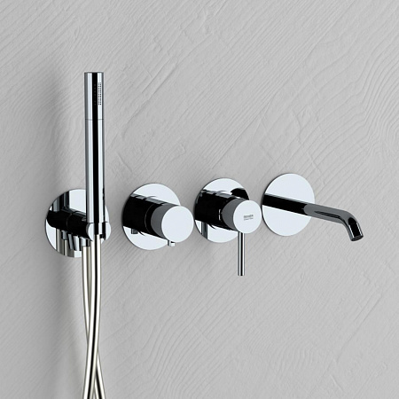 Смеситель Remer X Style X96S03ROXXG для ванны, хром