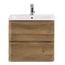 Тумба с раковиной BelBagno Albano ALBANO-CER-600-2C-SO-RR 60 подвесная, Rovere Rustico