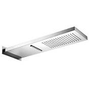 Верхний душ Palazzani 9926H510 с фиксацией из стены, хром