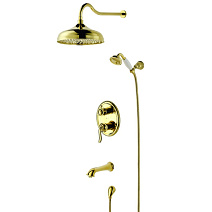 Душевой комплект Lemark Brava LM4722G для ванны с душем