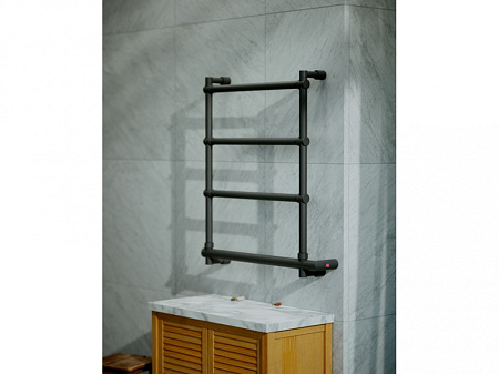 Полотенцесушитель электрический Margaroli Sole 542-4 черный матовый