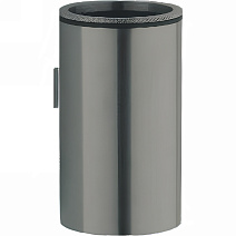 Стакан Boheme Uno 10974-GM для зубных щеток, оружейная сталь Стакан Boheme Uno 10974-GM для зубных щеток, оружейная сталь