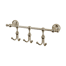 Крючок Cezares Aphrodite APHRODITE-THK-02-M тройной бронза/металл