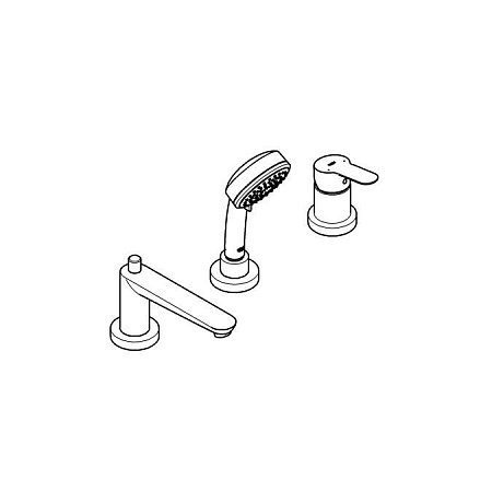 Смеситель Grohe BauEdge 2511700A для ванны