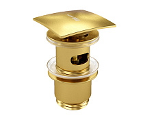 Донный клапан WasserKRAFT A165 матовое золото