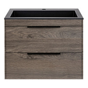 Тумба с раковиной Vincea Chiara 2D VMC-2C2600RO 60 подвесная, 2 выкатных ящика, R.Oak