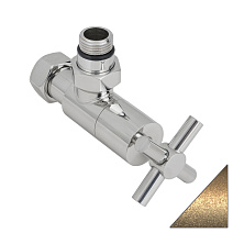 Вентиль Сунержа Без серии 032-1408-1234 для водяных, золото матовое