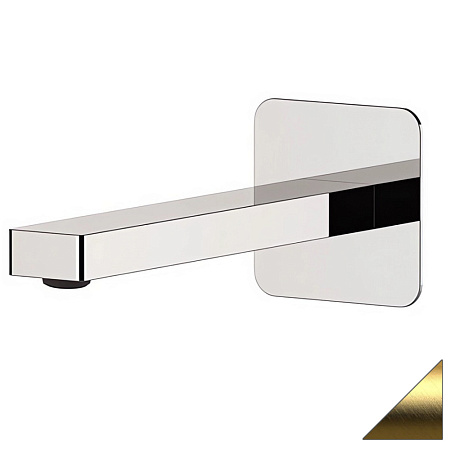 Излив для ванны Remer Slash 91SLBG золото брашированное