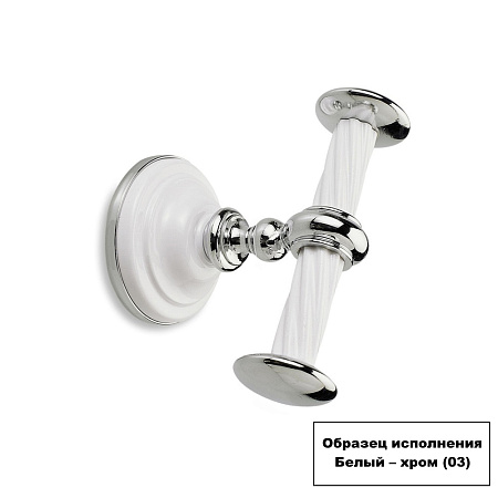 Мыльница Stil Haus Giunone G09(03) хром/белый