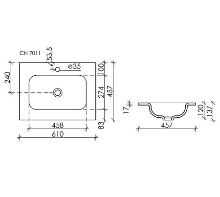 Мебель для ванной Sancos Folk 60 FL60W Bianco