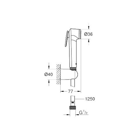 Гигиенический душ Grohe Tempesta-F 26354000