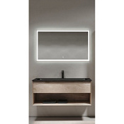 Мебель для ванной Sancos Marmi 1.0 120 MR1.0120EG один смеситель, дуб галифакс натуральный/черный