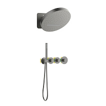 Душевой комплект Timo Saona SX-2329/18SM черное золото Душевой комплект Timo Saona SX-2329/18SM черное золото