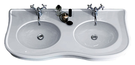 Раковина двойная Simas Lante LA12bi*1 120x54 белый