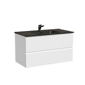 Тумба с раковиной Sancos Snob R SNR90W 90 Bianco/черный