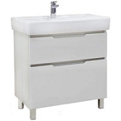 Тумба под раковину Aquaton Дакота 1A202901DAAY0 80 белый/выбеленое дерево