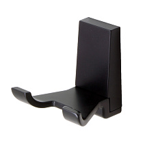 Крючок WasserKRAFT Abens K-3223D двойной, черный матовый