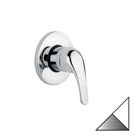 Смеситель Emmevi Ambra 9009BC для душа, белый/хром