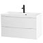 Тумба с раковиной BelBagno Marino MARINO-900-2C-SO-BL-P + BB900/450-LV-MR-AST 90 bianco lucido - фото 1