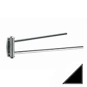Полотенцедержатель Stil Haus Hashi HS16(23) черный матовый