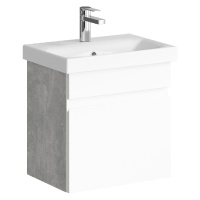 Тумба с раковиной Aqwella Smart SRT0105BS 50 бетон светлый