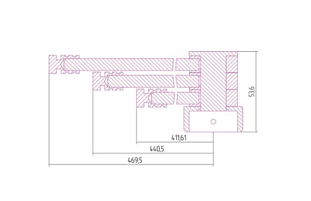 Вешалка Сунержа Веер 02-2000-0460 для водяных, медь