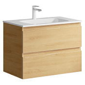 Тумба с раковиной Aqwella Accent ACC0175DZ 75 дуб золотой